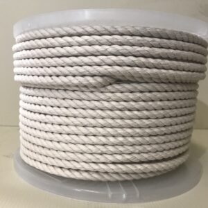 COTTON ROPE 6mm per metre MIN 15 MTRS