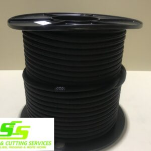 POLYESTER DOUBLE BRAID 10MM x 100MTR Solid BLACK