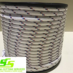 LOWERING ROPE 12mm x 100M D/BRAID POLYESTER R/B