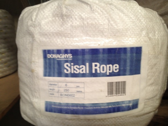 SISAL ROPE 6mm x 250m Coil