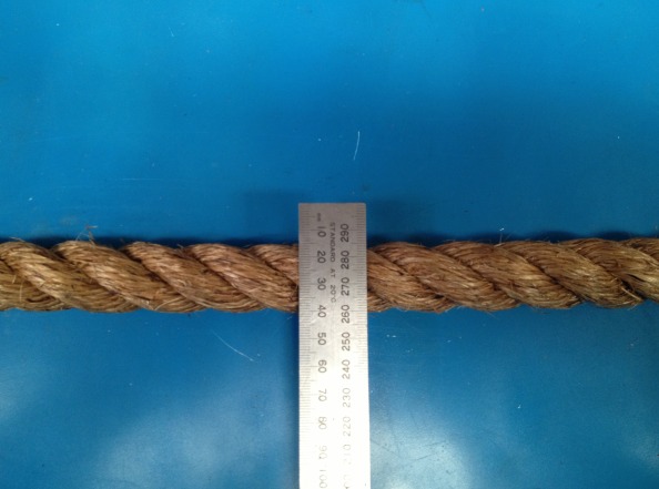 MANILA ROPE 16MM NATURAL FIBRE min 5mtrs