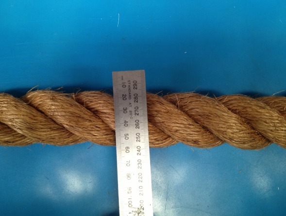 MANILA ROPE 36MM NATURAL FIBRE