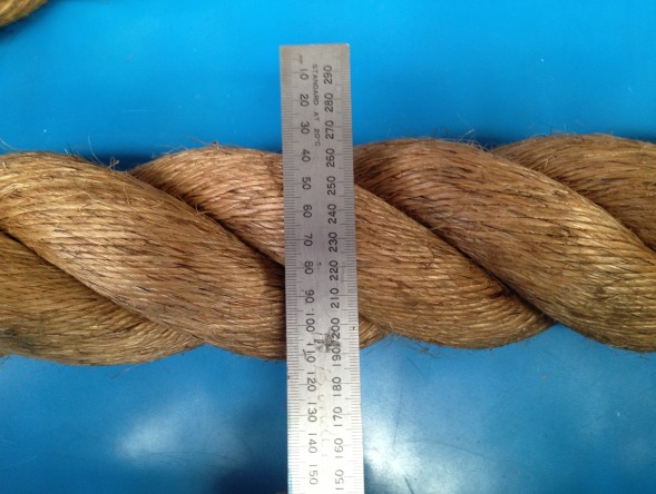 MANILA ROPE 80MM NATURAL FIBRE