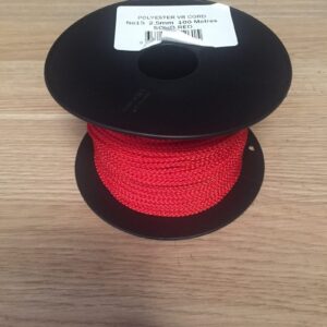 POLYESTER VB CORD 3MM X 100 MTRS RED