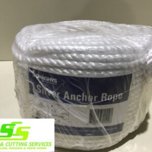 Donaghy's Anchor Rope P/E Silver 8mm x 100mtr