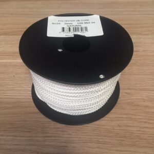 POLYESTER VB CORD 2MM X 100 MTRS  NATURAL