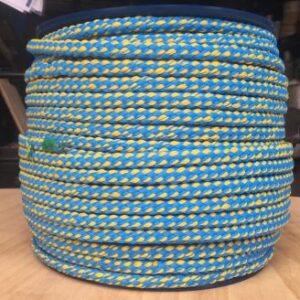 PLAITED POLYETHYLENE MONOFLIAMENT 12MM X 125MTRS BLUE/GOLD