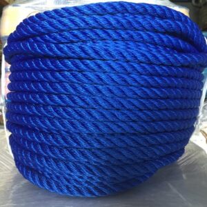 POLYPROPYLENE MULTIFLAMENT ROPE 20MM X 100M BLUE