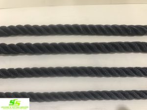 12MM POLYESTER ROPE BLACK X METRES