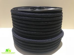 POLYESTER DOUBLE BRAID 16MM X 100MTR Solid BLACK