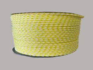WATER SKI ROPE 8mm x 150m SPOOL YELLOW /WHITE